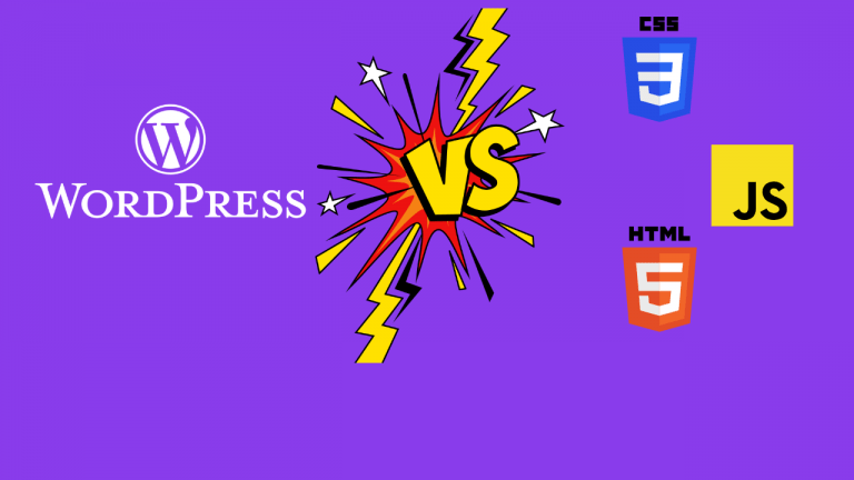 Which is better, HTML / CSS / JavaScript or WordPress?