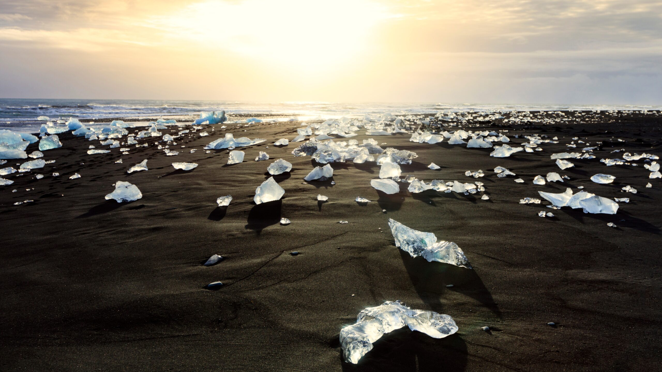 Diamond Beach: Iceland's spellbinding black sand beach covered in sparkling ice jewels