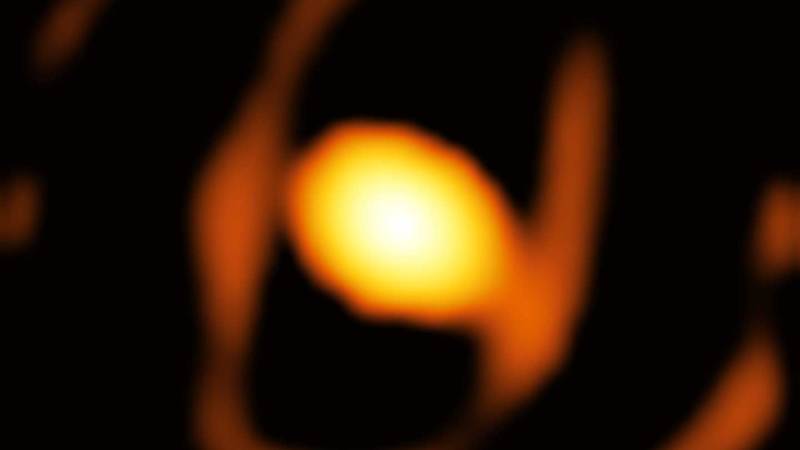 This is the first close-up image of a star beyond our galaxy