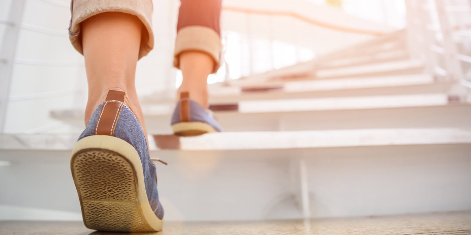 Quick bursts of stair climbing enhance energy and mental performance