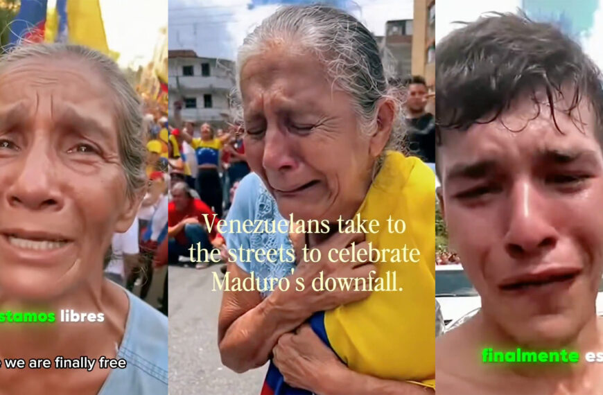 That Video of Happy Crying Venezuelans&hellip;