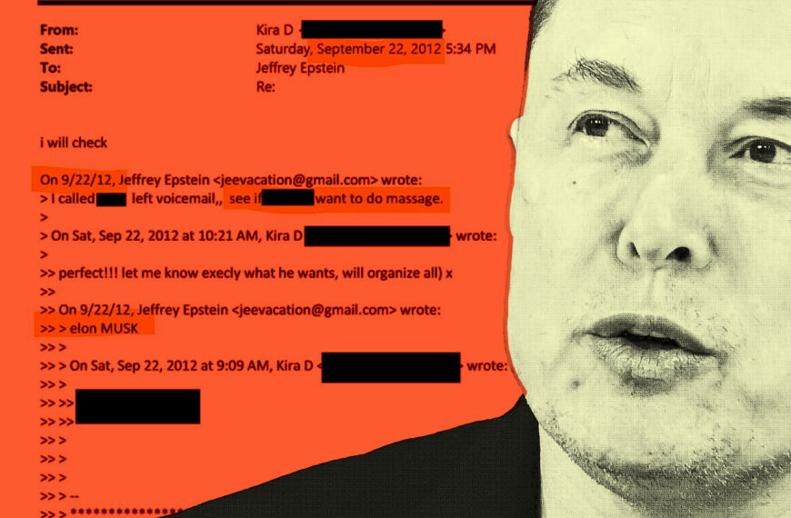 Internet Sleuths Just Found Something About Elon Musk Getting a Massage in the Epstein Files
