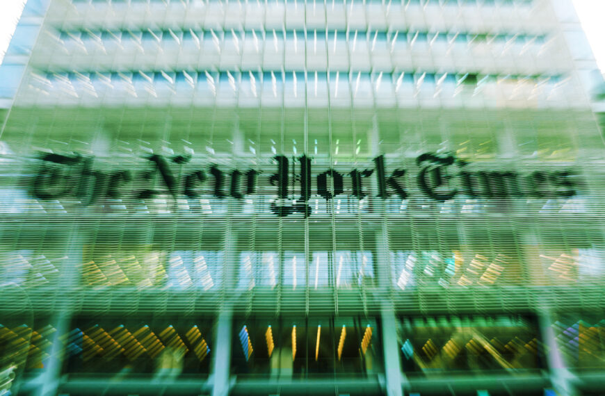 Study: New York Times Has Published Extensive AI-Generated Articles
