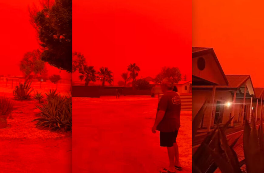 Australia Turns Into Bright-Red Vision of&hellip;