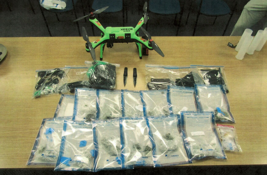 Quadcopter Drone Caught Trying to Deliver&hellip;