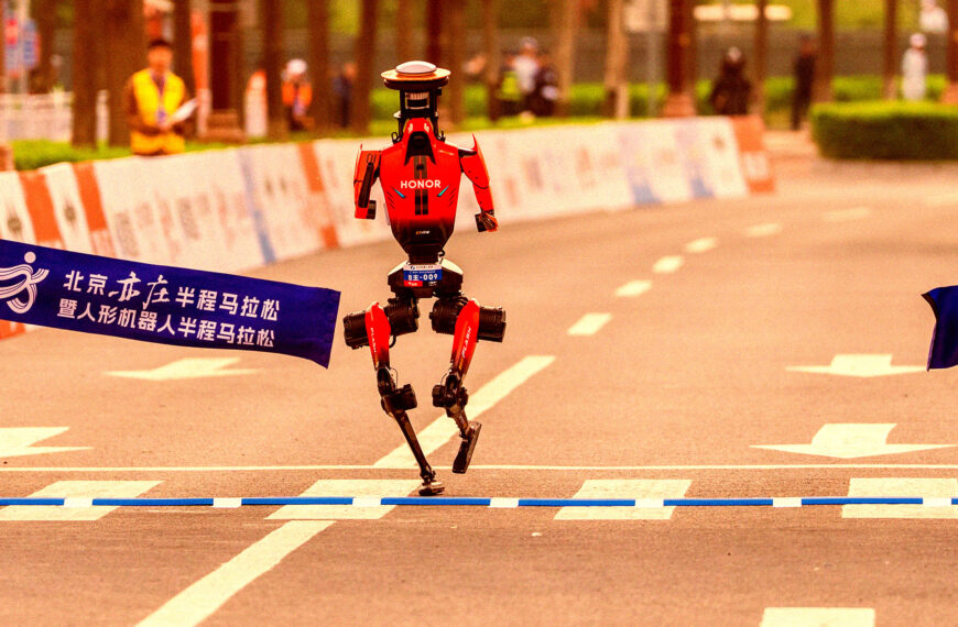 Chinese Humanoid Robot Runs Half Marathon,&hellip;