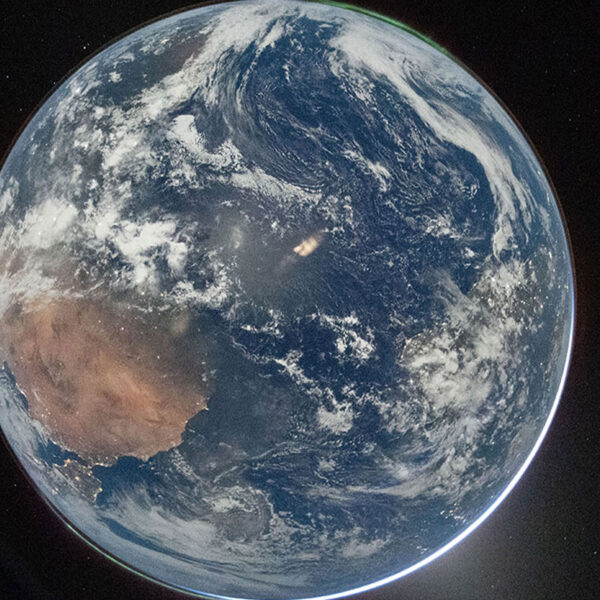 Moon Astronaut Captures Shot of Earth That Lets You See Its Razor-Thin Atmosphere Perfectly