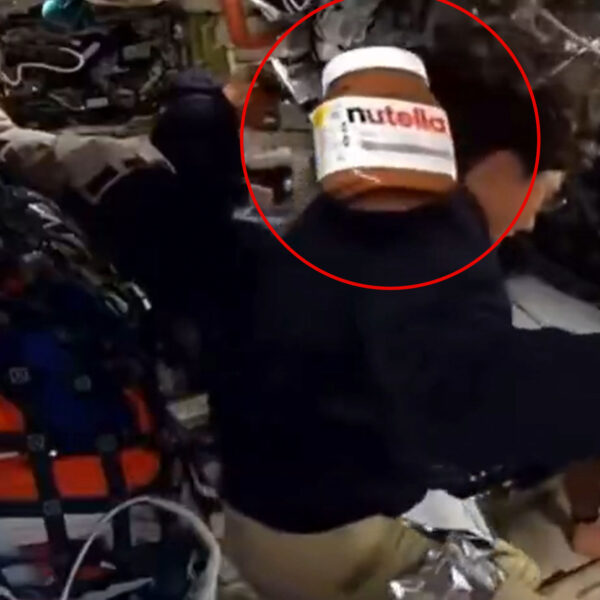Lone Jar of Nutella Drifts Around Cabin of&hellip;