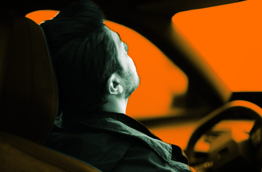 Man Caught Sleeping Behind the Wheel While FSD Tesla Cruises the Streets After Decadent Feast of Wine and Pizza