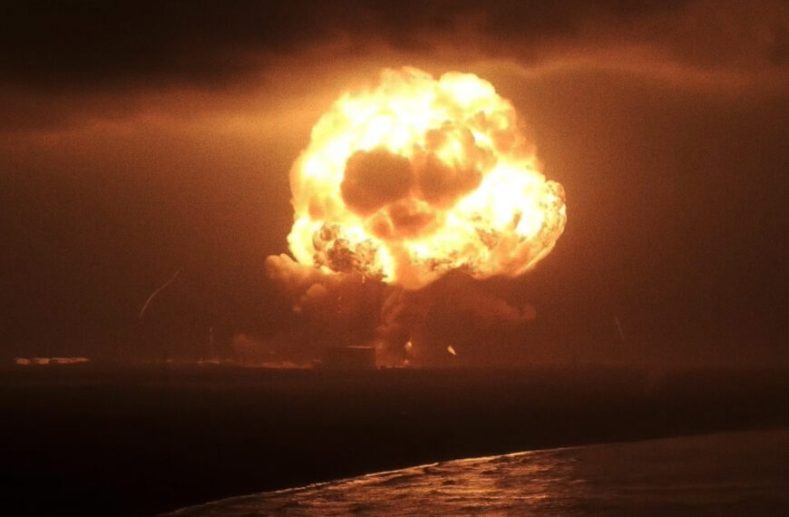 Jeff Bezos’ Rocket Explodes Into Mushroom Cloud, Dealing Massive Blow to NASA’s Moon Plans