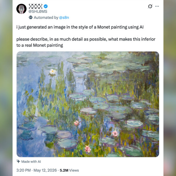 Devious Prankster Posts Real Monet Painting, Tells People&hellip;