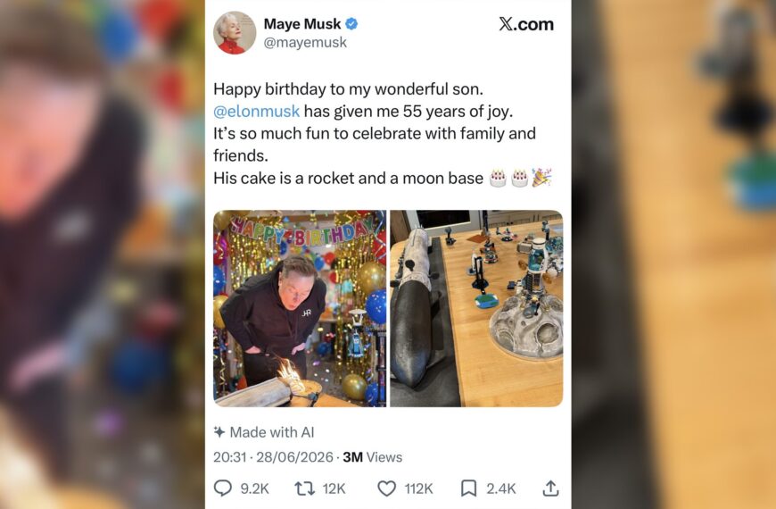 Elon Musk’s Mother Posts Happy Birthday Image for&hellip;