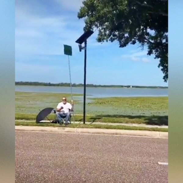 Wild Footage Shows Man Blocking Flock Camera With&hellip;