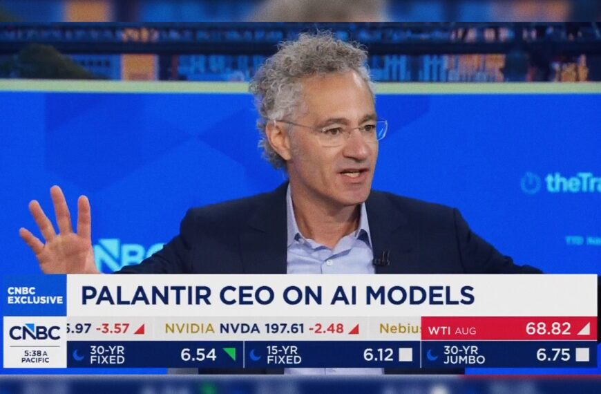 “Televised Nervous Breakdown”: CEO of Palantir&hellip;