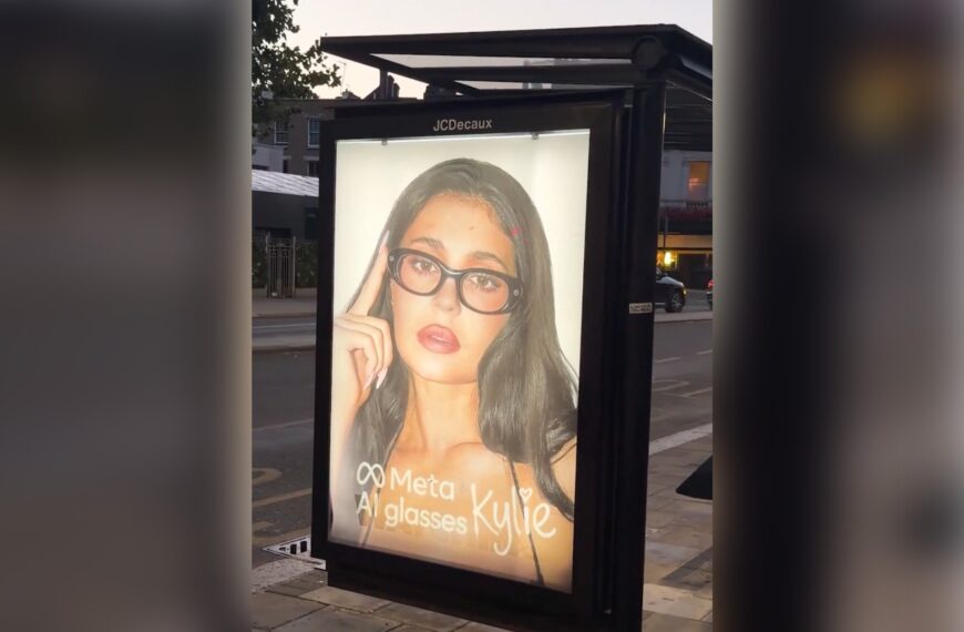 New “Advertisement” for Kylie Jenner’s Meta Perv Glasses Shows Something Extremely Funny If You Look at It From the Wrong Angle