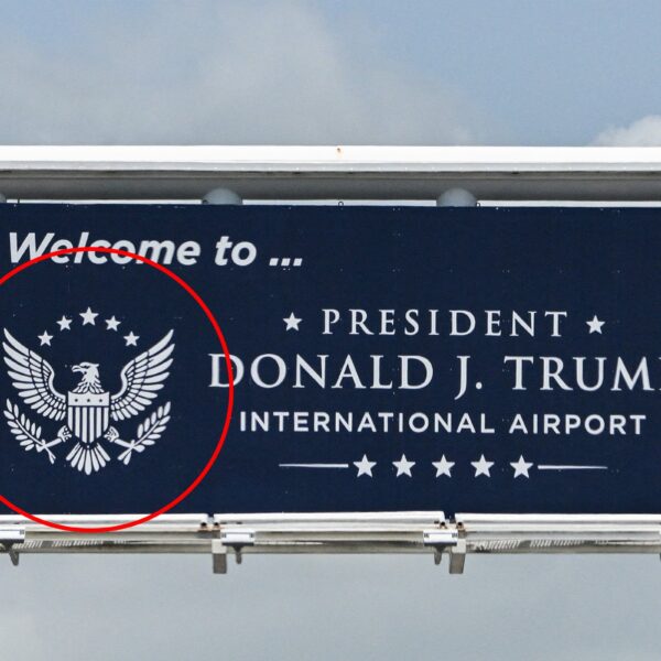 The Logo for Donald Trump International Airport Appears&hellip;