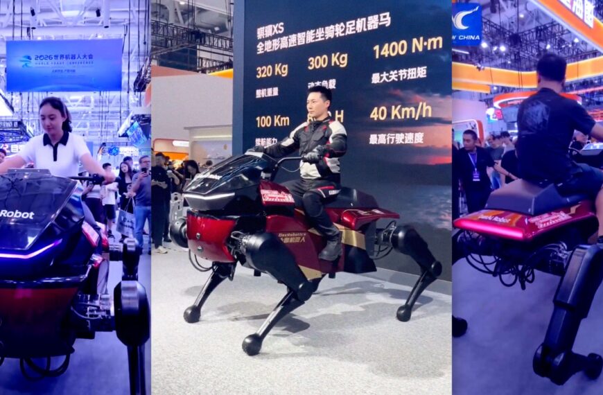 Chinese Startup Shows Off Robot Horse You Can Actually Ride