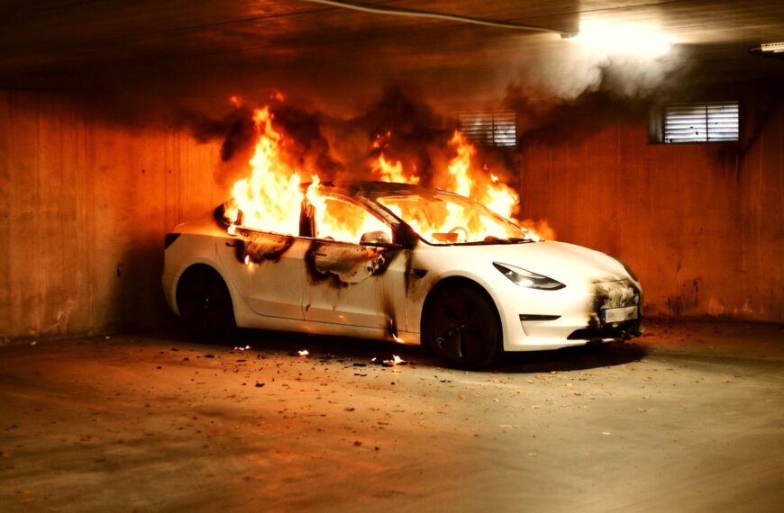 There’s Pretty Much No Good Way to Fight an Electric Vehicle Fire, New Study Finds