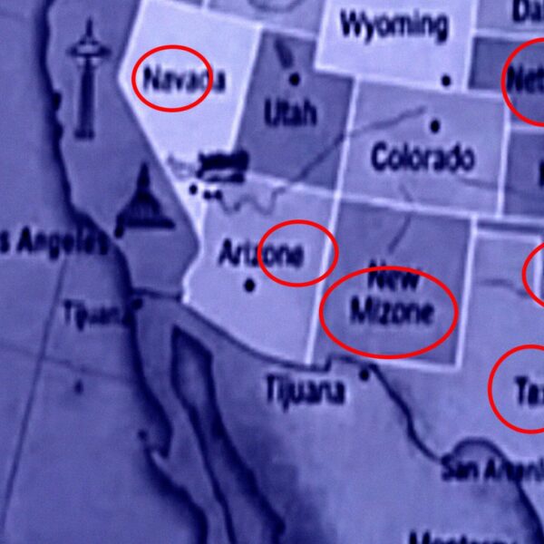 Kentucky Middle School Sends Students Home on First Day of Class With AI-Generated Educational Materials Full of Inexcusable Hallucinations, Including a Map Labeled With “North Dahota” and “Olkchoma”