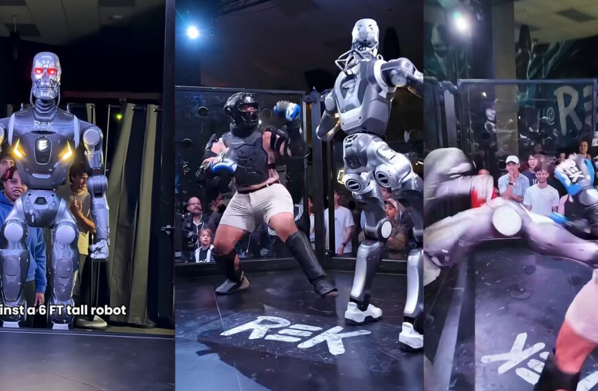 Behold: Video of “First-Ever” Human Versus Robot MMA Fight