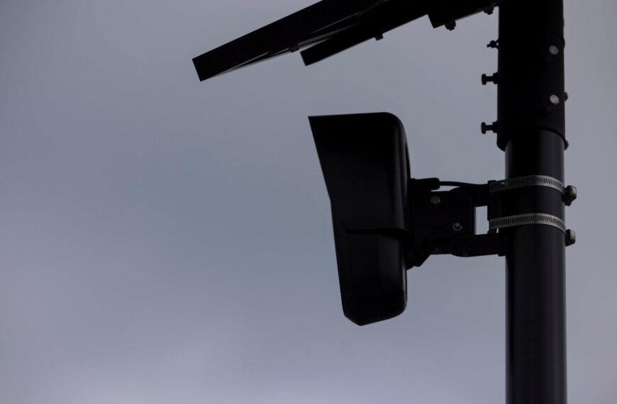 Man Arrested After Allegedly Shooting Flaming Projectile at Flock Cameras, Melting Them Into Slag