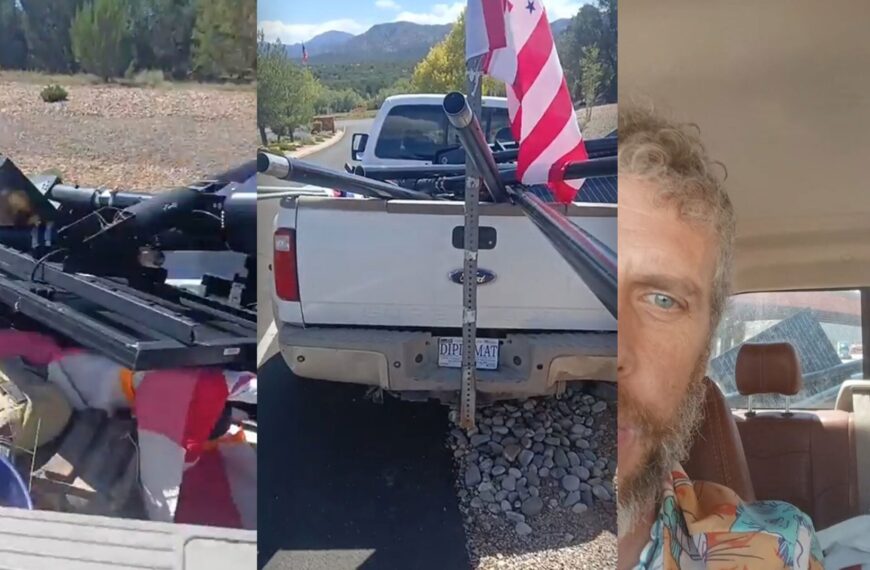 Man Rolls Up to Police Station With Pickup&hellip;