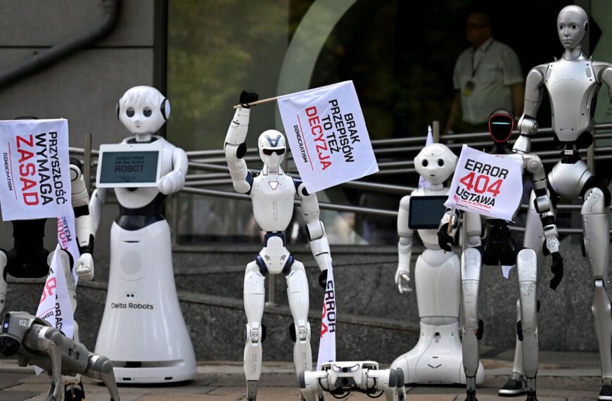 Dozens of Humanoid Robots Gather for&hellip;