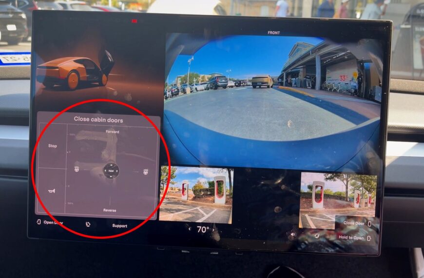 Tesla’s Glitchy Cybercab Accidentally Lets Passengers Access Controls to Manually Drive the Car Using Virtual Joystick on In-Vehicle Screen