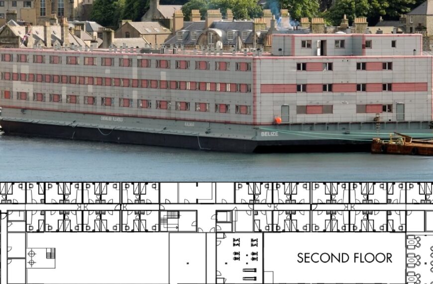 Major Data Center Developer Rents Floating Prison Barge to House Contract Construction Workers