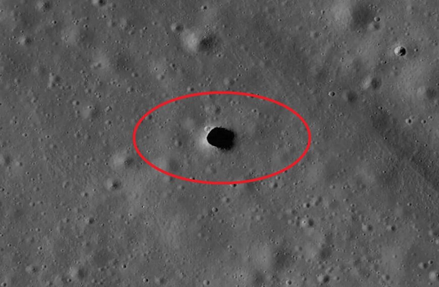 NASA Investigating Large Hole on Moon That May Open Into Enormous Cave