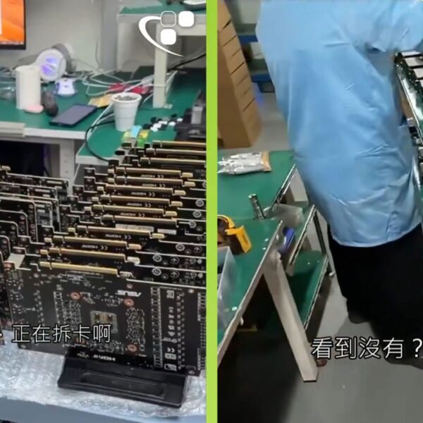 Leaked Video Shows China Taking Apart Thousands of RTX 5090s and Turning Them Into Zombie AI Servers